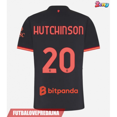 Lacne Ženy Futbalové dres AC Milan Omari Hutchinson #20 2026-27 Krátky Rukáv - Tretina
